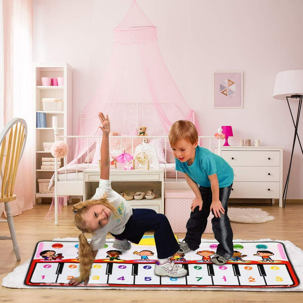 Gigantic Keyboard Playmat Piano Play Mat Kids Electronic Music Playmat