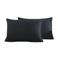 thumbnail image 4 of 1 Pair Pillow Cover Solid Color Soft Breathable Pillow Sham Bed Pillowcase, 4 of 10