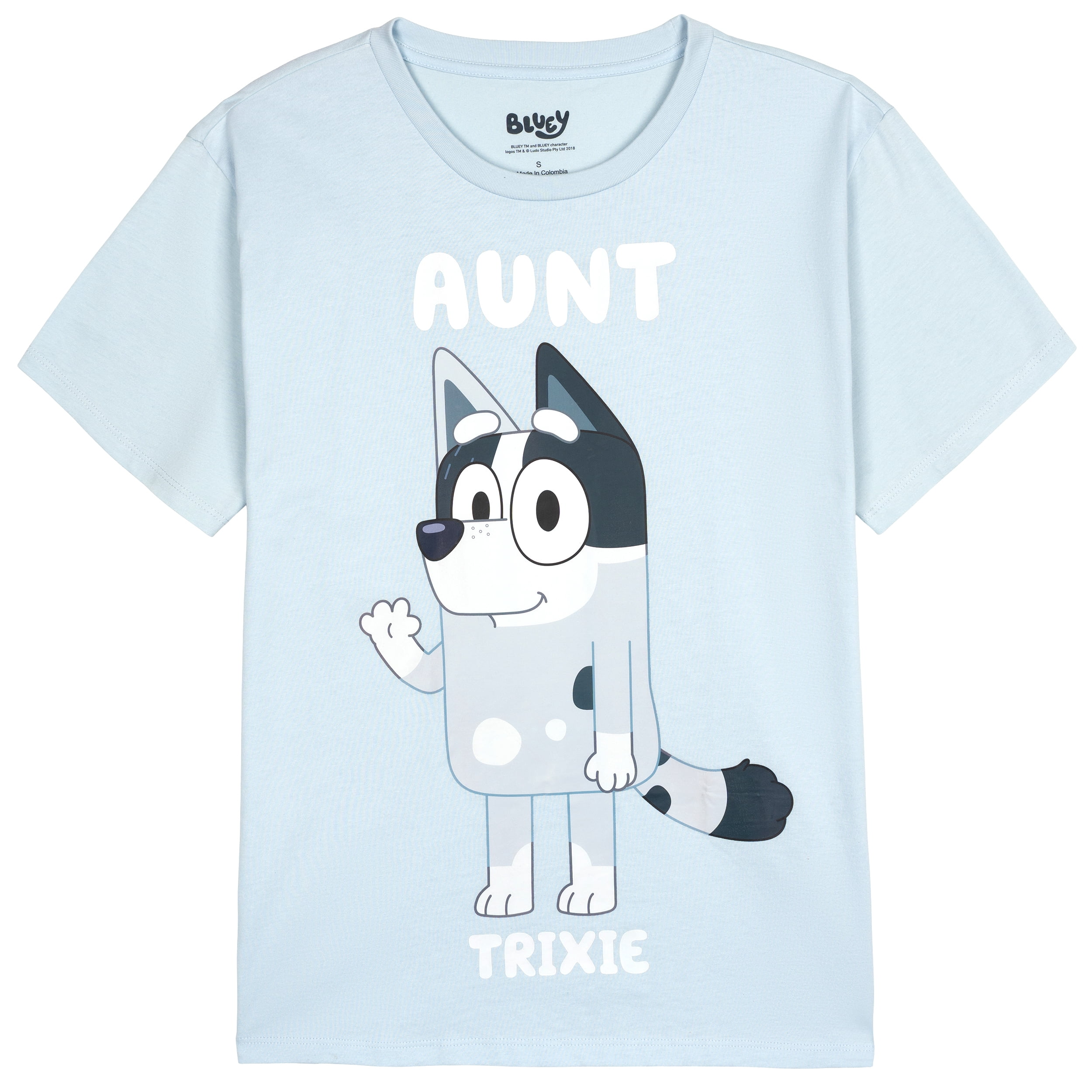 Aunt Trixie Blue Gray