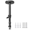 thumbnail image 1 of 360°Adjustable Projector Hanger Mount Bracket Projector Metal Wall Mount 1/4 Hanger Mounting Projector Mount Bracket, 1 of 7