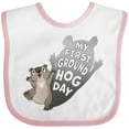 thumbnail image 3 of Inktastic My First Groundhog Day Cute Baby Boys or Girls Baby Bib, 3 of 4