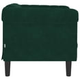 thumbnail image 3 of vidaXL Adult Sofa Chair - Dark Green Velvet, 3 of 5