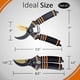 thumbnail image 3 of Premium Titanium Garden Scissors - Professional Bypass Pruning Shears For Plants, Hedges And Flowersk, 3 of 5