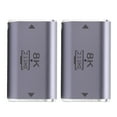 thumbnail image 2 of DEWIN 2Pcs HD Multimedia Interface Female to Female Coupler Adapter 3D 8K HD Extension Adapter Connector for HDTVs Projectors, 2 of 14