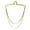 Gold, variant on Mens Tie Chain Shirt Tie Clip Double Chains Tassels Necktie Link Chain Business Wedding Jewelry Gift Necktie Accessories