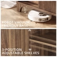 thumbnail image 5 of Furnibear 47" Fluted Buffet Cabinet with Storage Accent Sideboard,Modern Credenza with 2 Doors & Shelves,Wood Coffee Bar Table Console for Dining Room Kitchen Living Room Entryway,Walnut Brown, 5 of 9