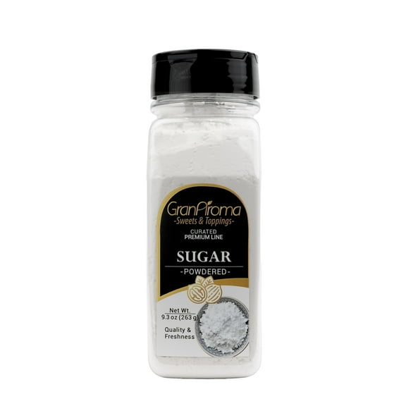 GranAroma Powdered Sugar, Fine Powder, Baking & Frosting, Confectioner's Sugar 9.3 Ounce
