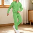 thumbnail image 2 of Kids Fall Clothes Long Sleeve Crewneck Sweatshirt Top Casual Pants Set Infant Winter Outfits, 2 of 5