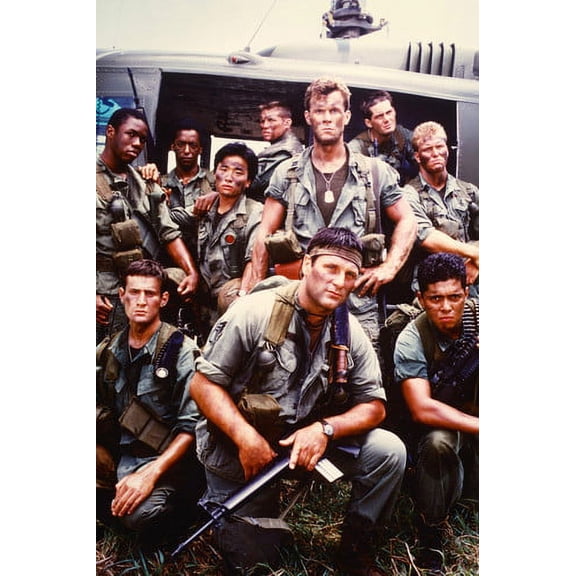 Terence Knox, Stephen Caffrey, Tony Becker and Stan Foster in Tour of Duty 24x36 Poster