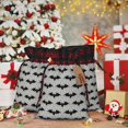 thumbnail image 6 of Rocae Bat Print Christmas Drawstring Linen Gift Bag with Drawstrings Treat Bag Goody Present Bags for Christmas Party Favor, 6 of 8