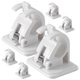 thumbnail image 4 of GOOHOCHY 6 soportes para barra de cortina de ducha para el hogar., 4 of 8