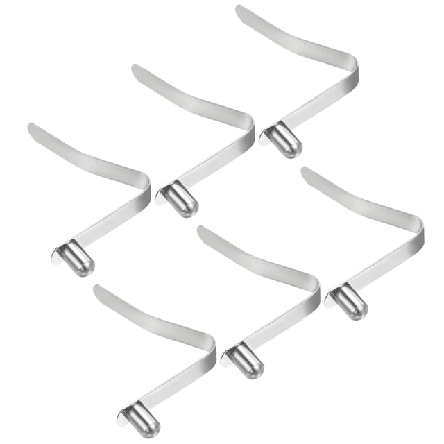 Unique Bargains 9.5x6mm Kayak Paddle Snaps, Hollow Button Single Pin Lock Tube Spring Clip for Tent Pole, 6 Pack