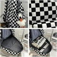 thumbnail image 7 of SQDWYGUO Y2K Checkered Backpack with Kawaii Pendant Checkerboard Backpack Cute Preppy Laptop Backpack Light Rucksack,Pink, 7 of 7