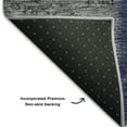 thumbnail image 3 of Addison Rugs Mayfield Washable Transitional Patchwork Navy Rectangle Rug, 3' x 5', 3 of 6