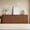 Walnut, variant on 94.5" Fluted Buffet Cabinet with Storage, Modern Black Sideboard Credenza with 6 Doors, Large Console Table for Dining Room Living Room Entryway