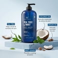 thumbnail image 4 of Botanic Hearth Tea Tree Face Wash With Mint | Acne Fighting, Premium, Hydrating Liquid Face Soap With Pure Tea Tree Oil | For Women And Men, Paraben Free, Fights Acne | 16 Fl Oz (Packaging May Vary), 4 of 11