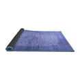 thumbnail image 2 of Ahgly Company Indoor Square Medallion Blue Traditional Area Rugs, 4' Square, 2 of 4