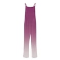 thumbnail image 4 of successthop Womens One Pieces Jumpsuit Plus Size Sleeveless High Waist Wide Leg Long Floral Lounge Wear with Pockets M, 4 of 5