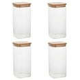 thumbnail image 1 of Jessar - Set of 4 Borosilicate Glass Storage Containers, 1300ml Capacity, 1 of 2