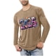 thumbnail image 1 of Blusas y camisas de manga larga con cuello redondo para hombre, ropa deportiva para el hogar, pijamas, camisetas de color liso, blusa deportiva para hombre, poliéster, 1 of 5