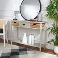 thumbnail image 4 of SAFAVIEH Christa Contemporary Console w/ Two Baskets, Vintage Grey, 4 of 18