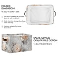 thumbnail image 2 of Yayeee Canvas Storage Basket with Handles for Shelves Fabric Bins Closet Organizer, Beautiful Floral, 2 of 8