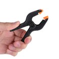 thumbnail image 1 of 10 Pcs Pinces à Ressort en Plastique Multifonctionnelles Noires 3 Pouces, Petites Pinces Robustes pour Outils de Menuiserie, Artisanat, Support de Fond, Menuiserie, Photographie, 1 of 7