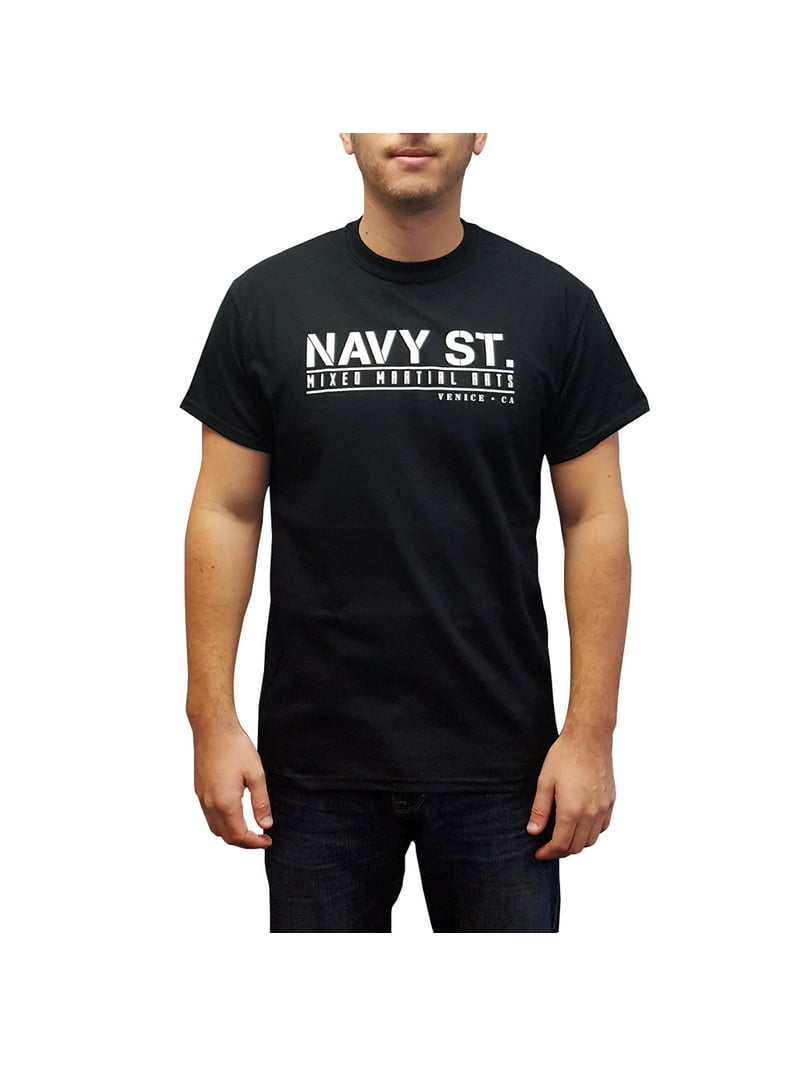 Melodrama mando Descolorar Navy St T-Shirt Kingdom MMA Mixed Martial Arts Gym TV Street Black Peter  Series - Walmart.com