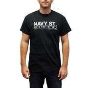 MYPARTYSHIRT Navy St T-Shirt Kingdom MMA Mixed Martial Arts Gym TV Street Black Peter Series