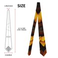 thumbnail image 2 of Balery Vibrant Sunflower Blooms Corbata Clásica de Seda para Hombre, Corbata Tejida Jacquard, Corbatas Formales para Negocios y Bodas, 2 of 7