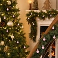 thumbnail image 6 of WWG Plastic Christmas Ornaments Balls, Mini Flocked Christmas Tree Decorations, Shatterproof 2cm Baubles with Hanging Loops, Includes 24 Pieces, for Christmas Tree, Wreaths, DIY Holiday Decor, 6 of 6