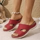 thumbnail image 4 of Karight Orthopedic ls for Women Sale Clearance Open Toe Arch Support Walking l Dressy Summer Comfortable Slip-on Shoe Cute Platform Wedge Shoes Planter Fasciitis Sliders Plus Size, 4 of 7