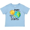 thumbnail image 3 of Inktastic Earth Day Peace Love Earth Boys or Girls Baby T-Shirt, 3 of 5