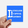 thumbnail image 1 of Britain Capital London Art Deco Fashion Sticker Square Waterproof Stickers Wallpaper Car Decal, 1 of 1