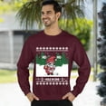 thumbnail image 3 of Christmas Sweatshirt, Ho Ho Ho Hole in One Golf Christmas Gnome Sweatshirt, Funny Holiday Golfer Sweatshirt, Golf Lover Gift for Women & Men, 3 of 5