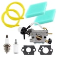 thumbnail image 2 of 577135902 Carburetor For W25CBK W25CF W25CFK W25SFK Husqvarna C1U-W49B  FX26SCE Air Filter Tool Kit Weedeater, 2 of 6