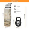 thumbnail image 3 of Sports Water Bottle 1000ML Tritan Food Grade Clear Water Bottle Fitness Outdoor Sports Bike The Beautiful Grey Forest, 3 of 7