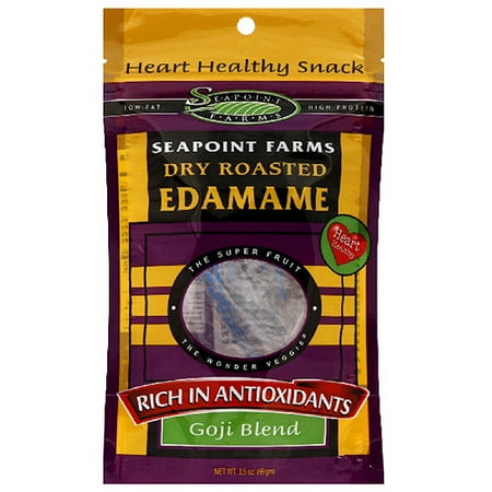 Seapoint Farms Dry Roasted Edamame, 3.5 oz (Pack of 12)