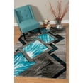 thumbnail image 4 of United Weavers 710 00663 28 1 Pi 11 Po x 7 Pi 2 Po Tapis de Course Flash Studio&44; Aqua, 4 of 10