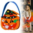 thumbnail image 2 of Halloween Candy Bag Non Woven Pumpkin Bag Halloween Props Candy Bag, 2 of 9