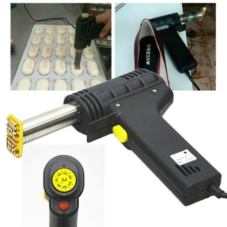 

Fichiouy Handheld Hot Foil Stamping Machine Stamp Leather Wood Printer Embossing Tool