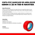thumbnail image 5 of 4 Cintas Delimitadoras De PVC Navitek para Área Marcaje de Pisos adhesivo Hule Resina 48Mm X 33M, 5 of 5