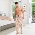 thumbnail image 7 of Beautiful Flamingo Men's Pajama Pants, Soft and Comfortable Lounge Sleep Bottoms with Pockets, Men's Sleepwear with Custom Print, Medium, 7 of 7