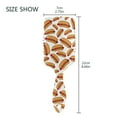 thumbnail image 3 of Hot Dogs with Wheat Buns, Grilled Sausages and Spicy Mustard Sauce Air Cushion Comb Hairbrush Prevent static Snag Tangle for Women Ladies Detaining Separating Shaping Wavy Curly Straight Hair, 3 of 4