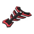 thumbnail image 3 of 3D Rubber Universal Motorcycle Fuel Gas Tank Pad Protector Decal Sticker Red, 3 of 4