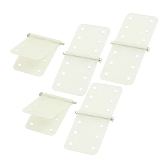 5Pcs RC Airplane Spare Parts White Nylon Pinned Hinges 11 x 28mm