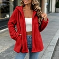 thumbnail image 2 of Ghalytn Women's Fleece Jacket Hooded Zip Up Fuzzy Coat with Pockets for Fall and Winter, 2 of 8