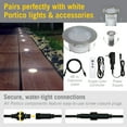 thumbnail image 2 of Portico White LED Outdoor Recessed Light, 2 of 6
