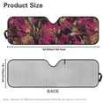 thumbnail image 7 of Yuyamidu Pink Wood Windshield Sun Shade for Jeep Wrangler TJ JK JKU JL JLU, Camo Hunting Car Winshield Sunshade, Blocking Heat and UV Rays, 7 of 7