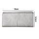 thumbnail image 2 of Cartera delgada de cuero para mujer, con bloqueo RFID, tarjetero, billetera plegable larga para mujer, 2 of 5